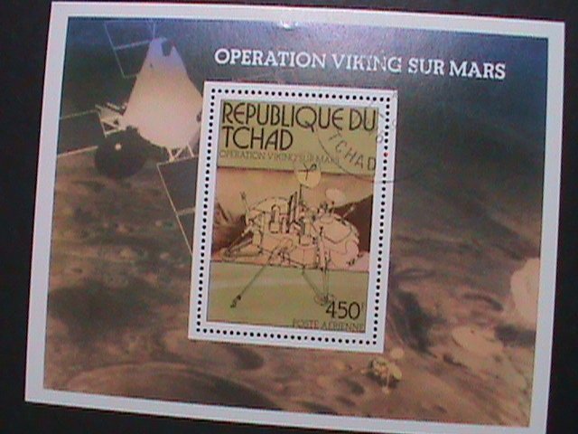 CHAD-1976 OPERATION VIKING TO THE MARS CTO S/S-VF- WE SHIP TO WORLD WIDE