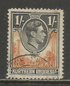 Northern Rhodesia   #40  Used  (1938)  c.v. $0.60