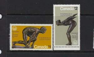 CANADA SCOTT #356-57 1975 OLYMPIC GAMES MONTREAL  - MINT NEVER HINGED