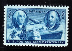 US 947 3c Postage Stamp Centenary w/PSE Cert 95 XF-S OG NH SMQ $25