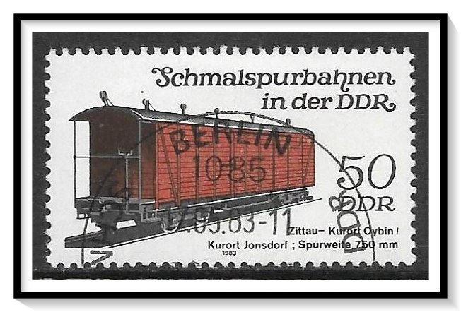 Germany DDR #2342b Narrow-Gauge Railroads Trains CTOH