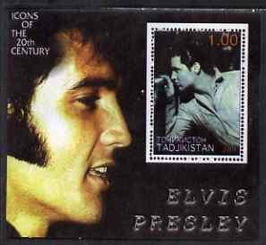 Tadjikistan 2001 Icons of the 20th Century - Elvis Presle...