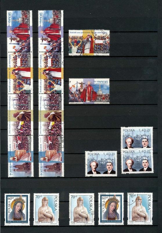 POLAND 1999 Sheets Pope Insects  MNH Used (Appx 80+ Items) (DD478