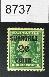 US # K1 SHANGHAI CHINA MINT OG H CAT. $23 LOT #8737