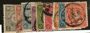 Japan #92-6,  98, 100, 103, 105 used