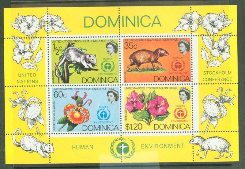 Dominica 1972 Scott # 337-340a Protected Species MNH