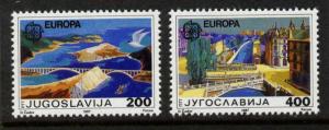 Yugoslavia 1843-4 MNH EUROPA, Bridges