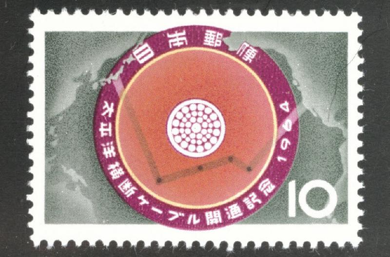 JAPAN  Scott 818 MNH** 1958 Underwater cable stamp