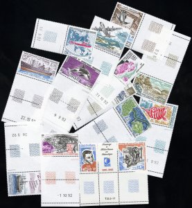 French Antarctic FSAT Stamps # 183-93+C124-7 MNH XF Scott Value $79.00