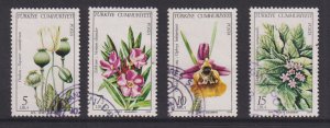 Turkey   #2123-2126  used  1979  plants