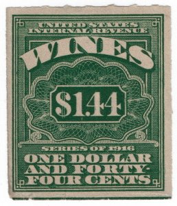 (I.B) US Revenue : Wines Duty $1.44 (1916)