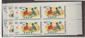 Micronesia Scott #22-C7-C8-C9 Stamps - Mint NH Set of Plate Blocks