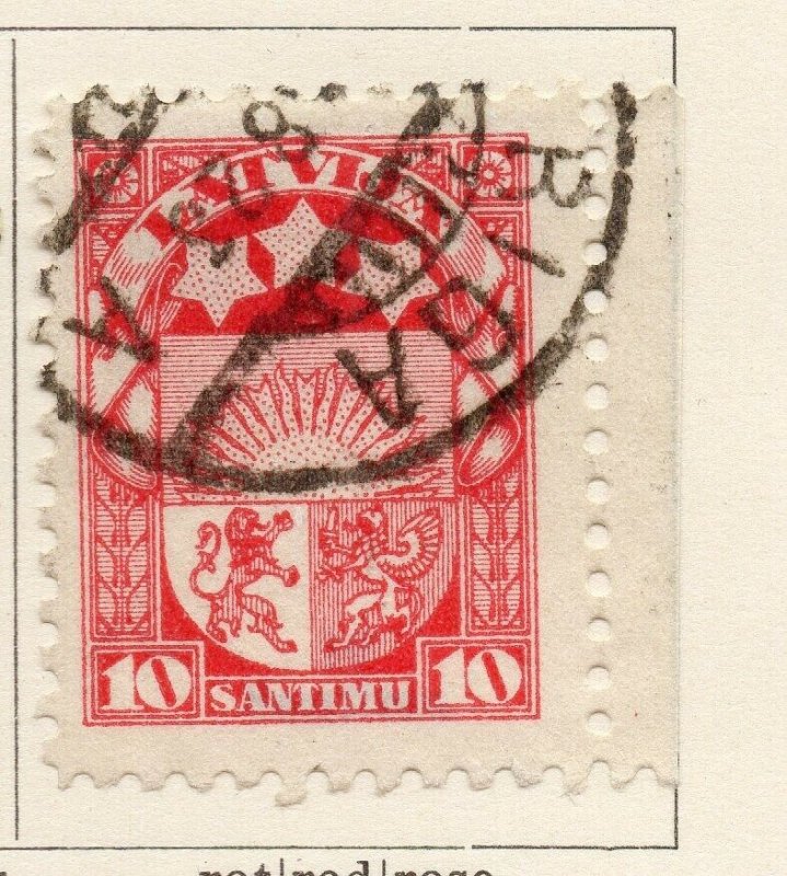 Latvia 1924-25 Early Issue Fine Used 10s. NW-07385 