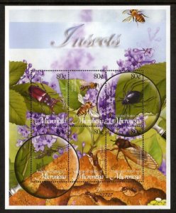 Micronesia 2003 - Insects Bees - Sheet of 6 Stamps - Scott #519 - MNH