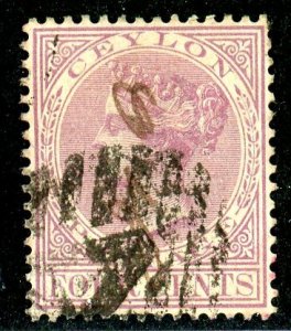 Ceylon, Scott #65, Used