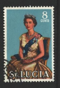 St Lucia Sc#187 Used