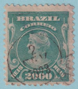 BRAZIL 187  USED - NO FAULTS VERY FINE! - LAY