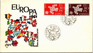 Spain, Worldwide First Day Cover, Europa