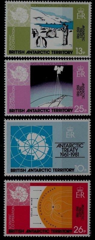 British Antarctic 82-85 MNH Treaty SCV2.10