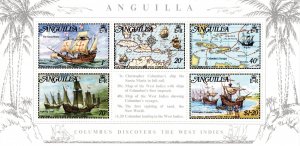 Anguilla 1973 Columbus Discovers the West Indies, Minisheet [Mint]