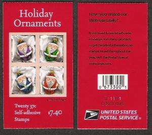 3887-3890 BK298 CHRISTMAS ORNAMENTS VENDING UNOPENED