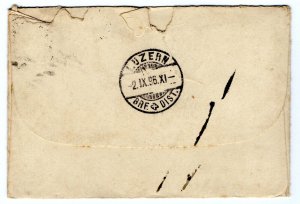 GB Cover London 2½d Jubilee Switzerland Lucerne Redirected 1896{samwells}PE98 