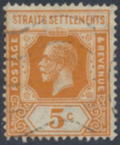 Straits Settlements  SC# 186 spacefiller wmk crown CA script Die II  see deta...