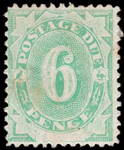 Australia Scott J6, perf. 12 (1902) Mint H F-VF, CV $62.50 M