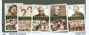 Bermuda #933-937  Single (Complete Set)