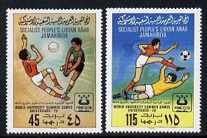 LIBYA - 1979 - University Games - Perf 2v Set - Mint Never Hinged