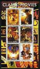 ERITREA - 2003 - Classic Movie Posters #1 - Perf 6v Sheet - MNH - Private Issue