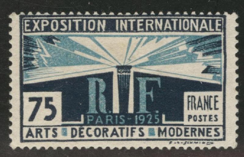 France Scott 225 MH* 1925 stamp CV $18