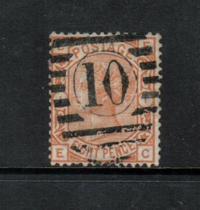 Great Britain #73 Used Fine With Ideal 10 Cancel 