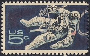 1331 5 cent Accomplishments in Space Pair F-VF used