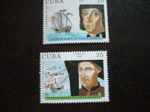 Stamps - Cuba - Scott# 3441-3447 - MNH Set of 6 stamps and 1 Souvenir Sheet