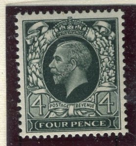 BRITAIN; 1934 early GV Portrait issue Mint hinged 4d. value