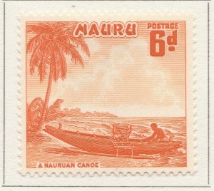 Colonie Inglesi British Colony NAURU 1954 6d MH* Stamp A28P27F28575