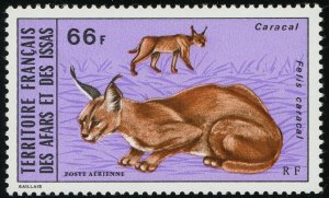 Afars & Issas #C76 Felis Caracal Felines Cats on Stamps 1973 Topical Postage MNH