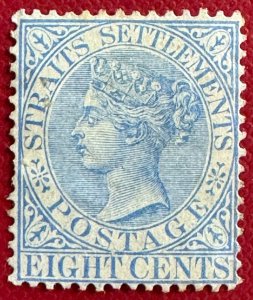 Malaya Straits Settlements 1892-99 QV 8c CA MH SG#101 M5478