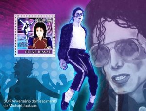 GUINEA BISSAU - 2007 - Michael Jackson - Perf Souv Sheet - Mint Never Hinged