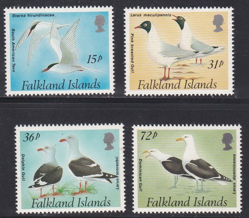 Falkland Islands # 568-571, Gulls & Terns, Mint NH, 1/2 Cat.