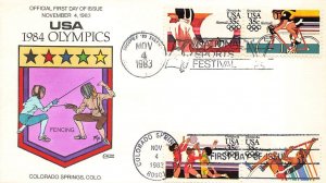 C109/112 35c OLYMPICS 1983 - Collins HP - U/O cancel