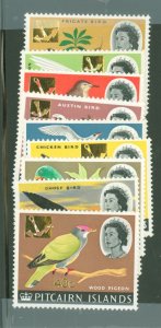 Pitcairn Islands #73-83 Mint (NH)  (Bird)