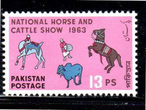 PAKISTAN #175  1963  NATIONAL HORSE & CATTLE SHOW   MINT  VF NH  O.G