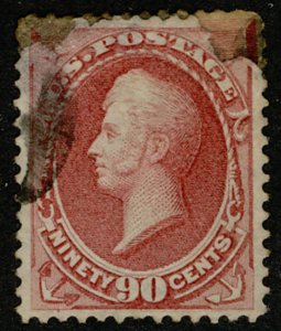 US #155 SCV $325.00 VF used, face free cancel, repaired at top, super color a...