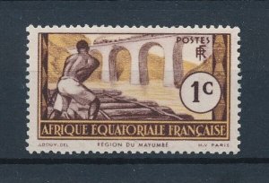 [113528] French Equatorial Africa 1937 Transport boats Navy From set MLH