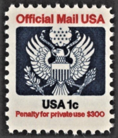 US O127 MNH VF 1 Cent Official Mail