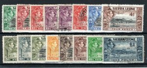 Sierra Leone 1938-44 set to £1 FU CDS