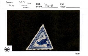 Iceland, Postage Stamp, #C3 Mint Hinged, 1930 Falcon, Airplane, Air Post (AD)