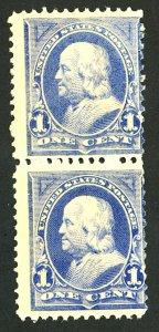 U.S. #246 MINT PAIR OG NH